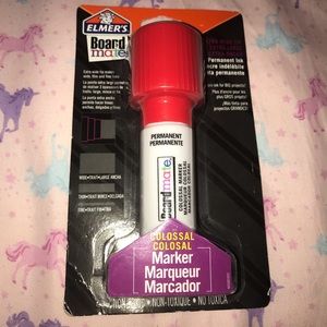 jumbo red poster board Marker